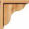 Ekena Millwork Carmel Rough Sawn Corbel w/Backplate, Western Red Cedar, 8"W x 10"D x 10"H COR08X10X10CAR01RWR - alternate 2